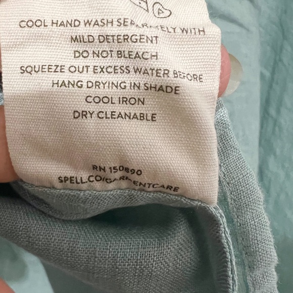 NWOT Spell Mae Linen Gown XS - Picture 9 of 11